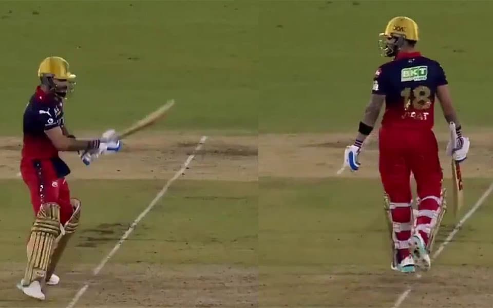 'Ab India ke liye thodi khelna hain' - Virat Kohli's fun banter with Manish Pandey caught by stump mic during RCB vs KKR