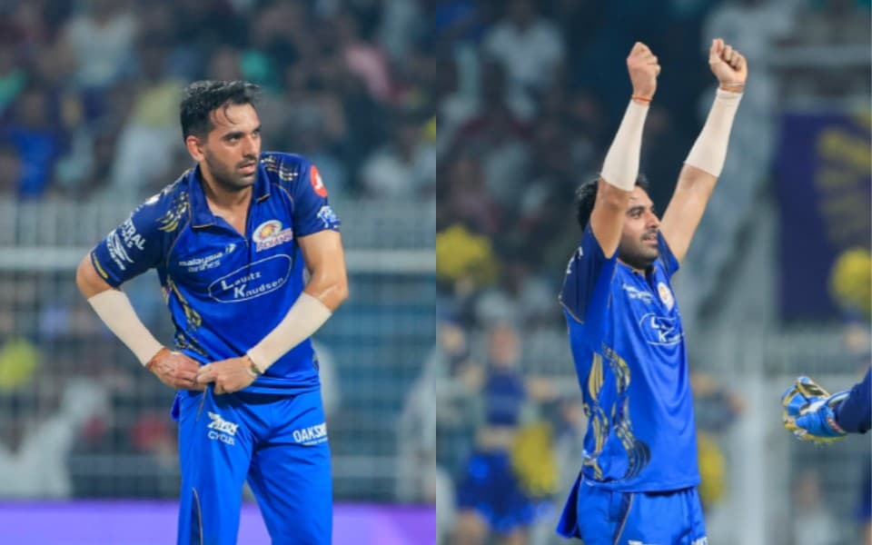IPL 2026, Video of the Day: Deepak Chahar cheats for his chit celebration after wicket in KKR vs MI clash