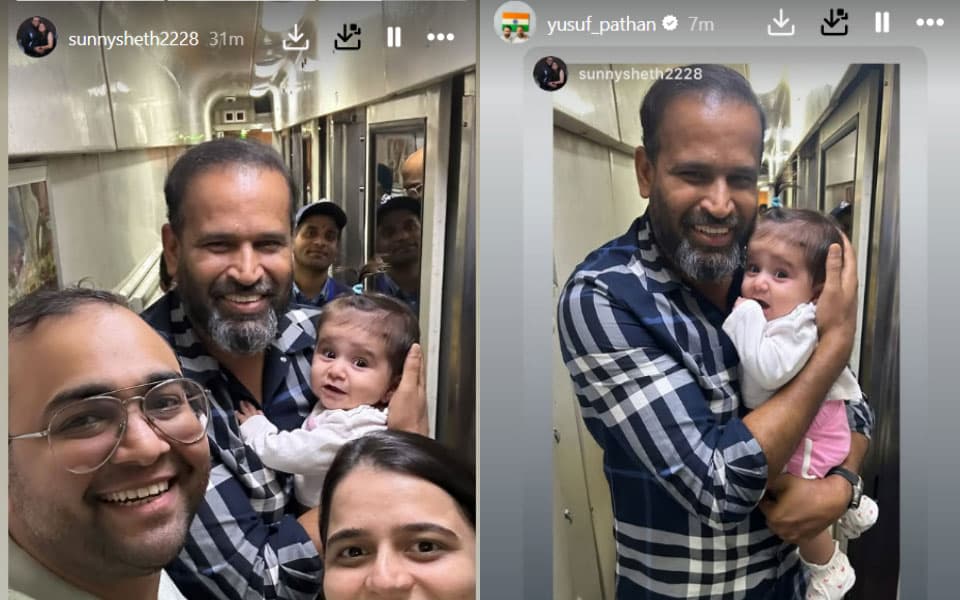 Yusuf Pathan wins hearts with humble gesture during train journey from Mumbai