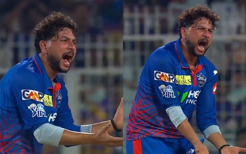 WATCH: Kuldeep Yadav shows red face as Abishek Porel drops simple catch to deny hat-trick in KKR vs DC clash