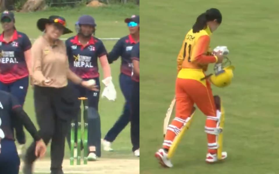 Cricket Association of Nepal apologises after controversial timed-out dismissal of Bhutan batter