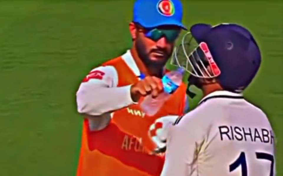 IND vs AFG 2026, Only Test: Rishabh Pant engages in hearty moment with Afghanistan substitute