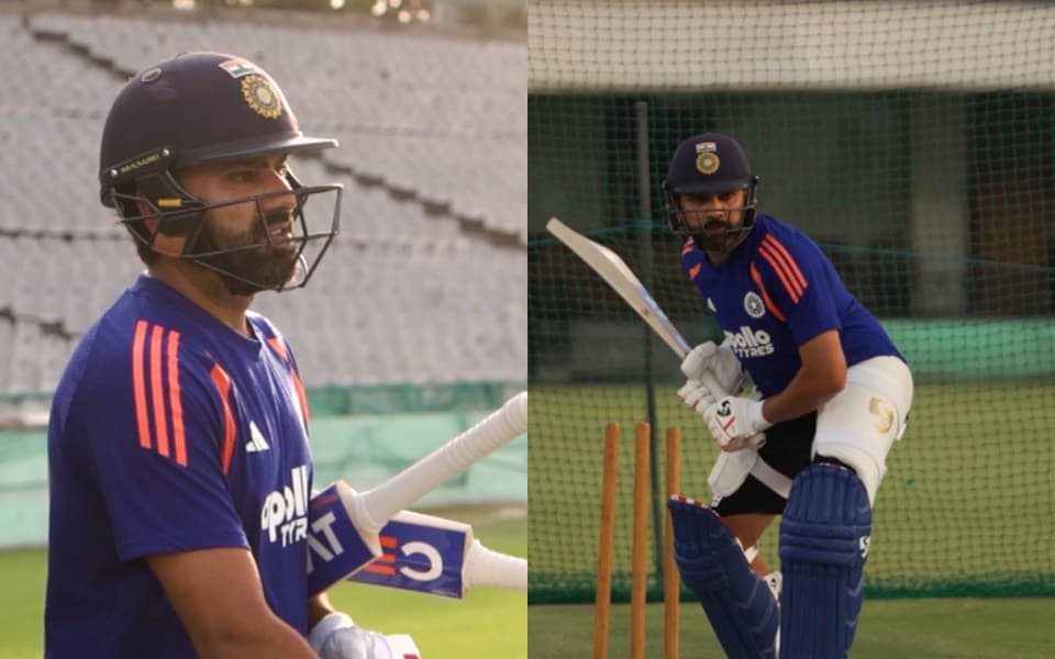 Fully fit Rohit Sharma resumes batting, Shubman Gill missing from India's practice session