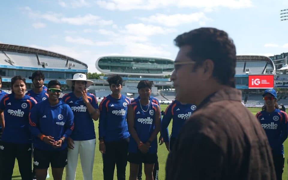 Sachin Tendulkar delivers heartfelt speech during surprise visit to Women's Test at Lord's