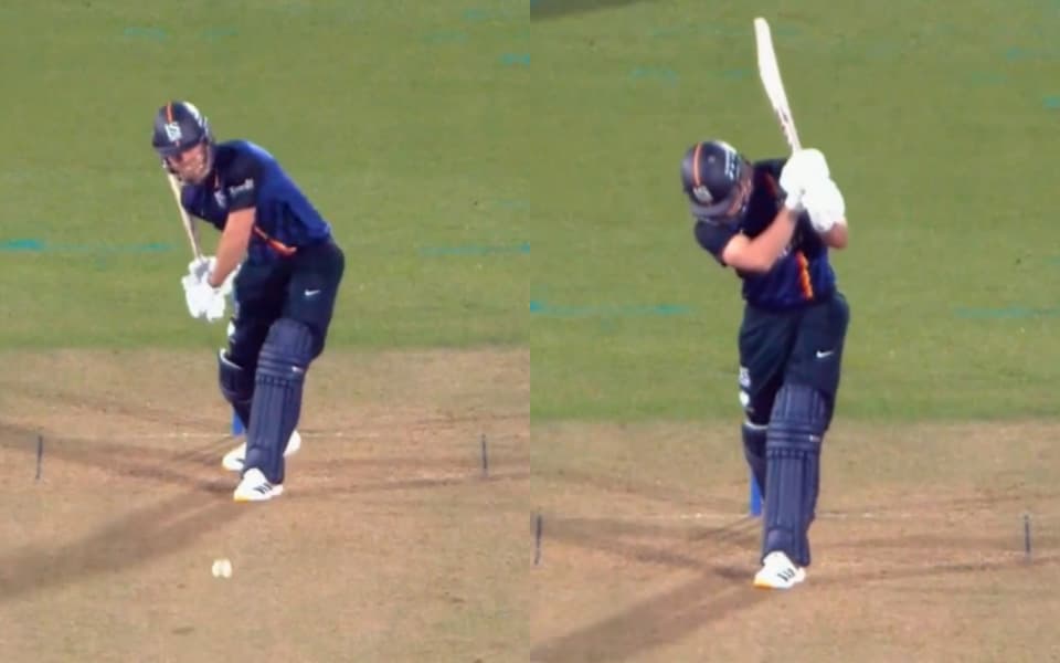 Dewald Brevis smashes outrageous no-look six during London Spirit's successful chase against MI London in The Hundred 2026