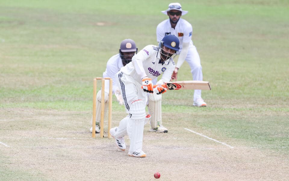 Ravindra Jadeja scores timely half-century to keep India on front foot in warm-up match