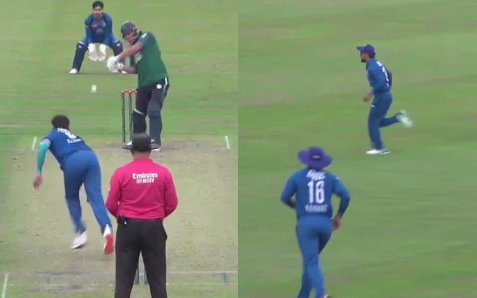 Rashid Khan grabs sensational catch in 4th ODI versus Ireland