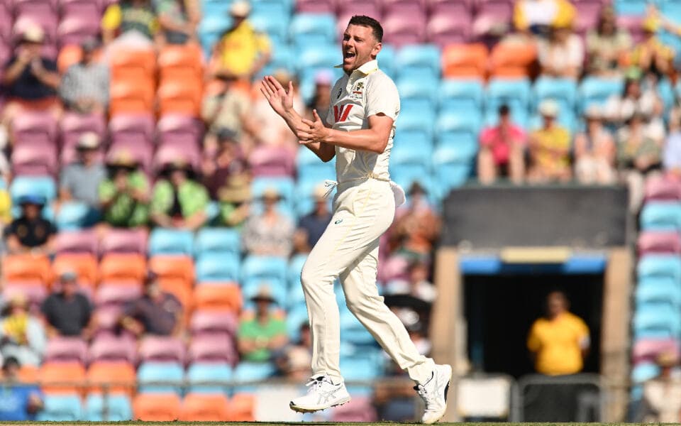 Josh Hazlewood becomes ninth Australian to take 300 Test wickets with six-fer against Bangladesh