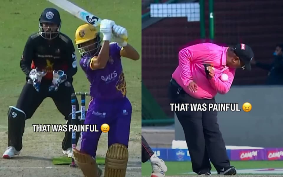 Umpire Dharmesh Bhardwaj taken to ICU after Lakshay Thareja's straight drive strikes him in the face during DPL match
