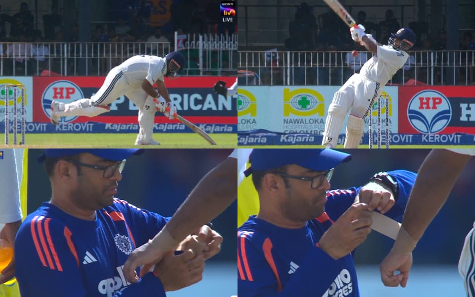 Rishabh Pant retires hurt after wrist blow in Colombo Test