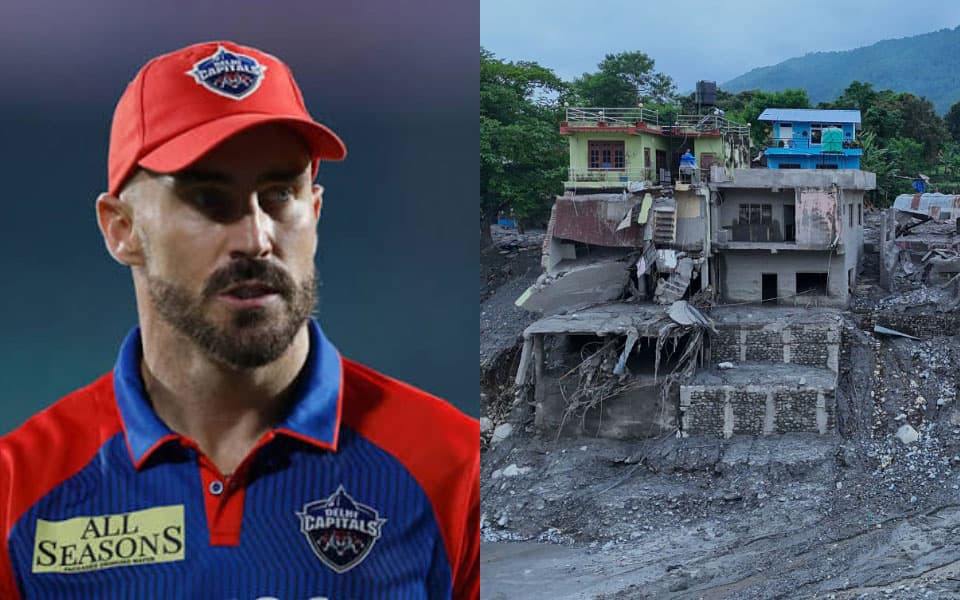 My thoughts and prayers are with everyone affected in Nepal: Faf du Plessis