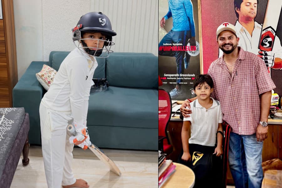 'Let's make some beautiful memories together' - Suresh Raina shares heartwarming post as son Rio starts cricketing journey