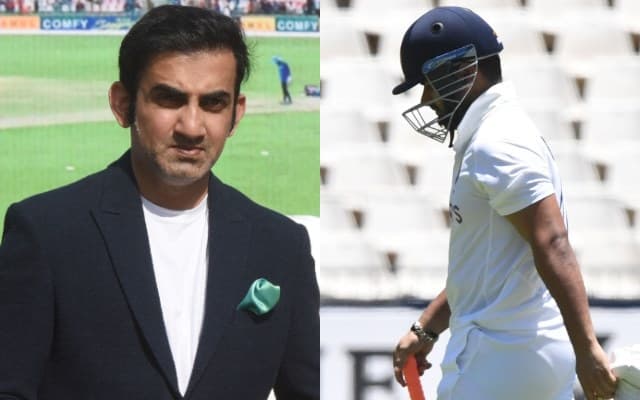 Gautam Gambhir opens up on Rishabh Pant's removal as Test vice-captain