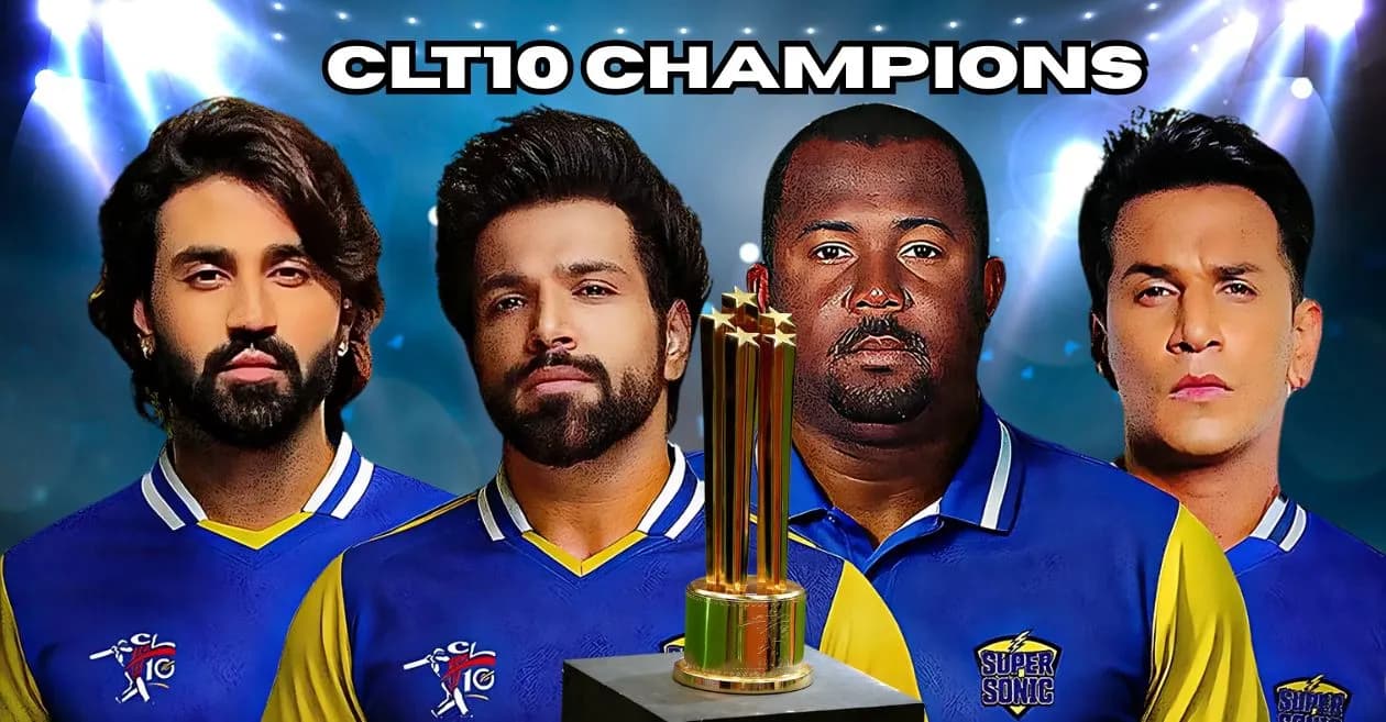 Prince Narula’s Dwayne Smith-led Super Sonic becomes the inaugural CLT10 champions