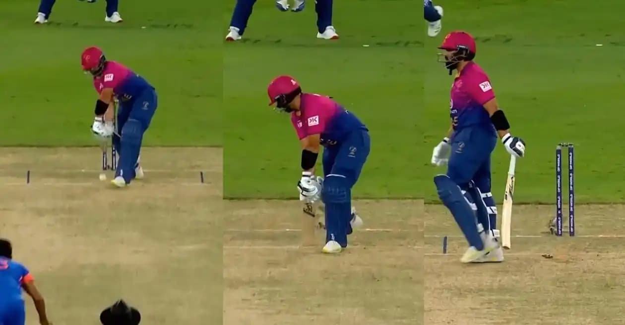 WATCH: Jasprit Bumrah cleans up Alishan Sharafu with a toe-crushing yorker in Asia Cup 2025