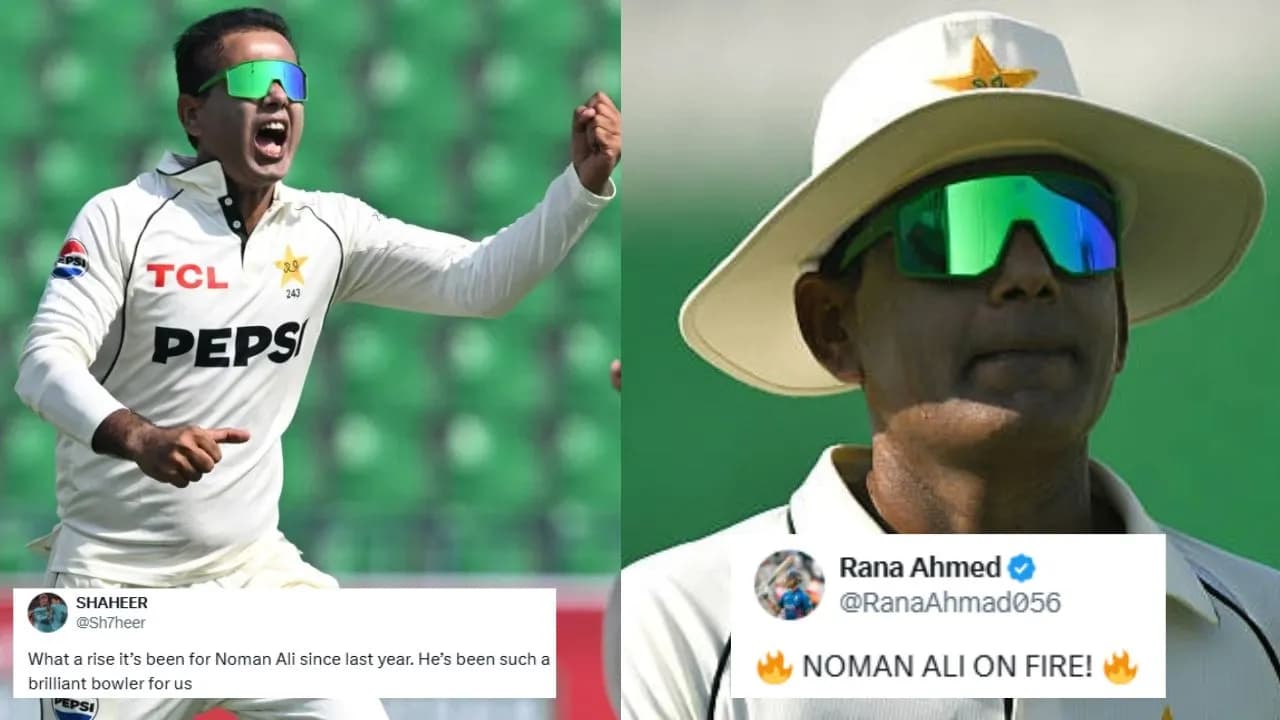 Fans erupt as Noman Ali’s 10-wicket haul propels Pakistan to dominant victory over South Africa in Lahore Test