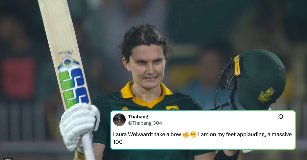 ‘I am on my feet applauding’: Fans erupt as Laura Wolvaardt smashes stunning century against England in Women’s World Cup 2025 semifinal