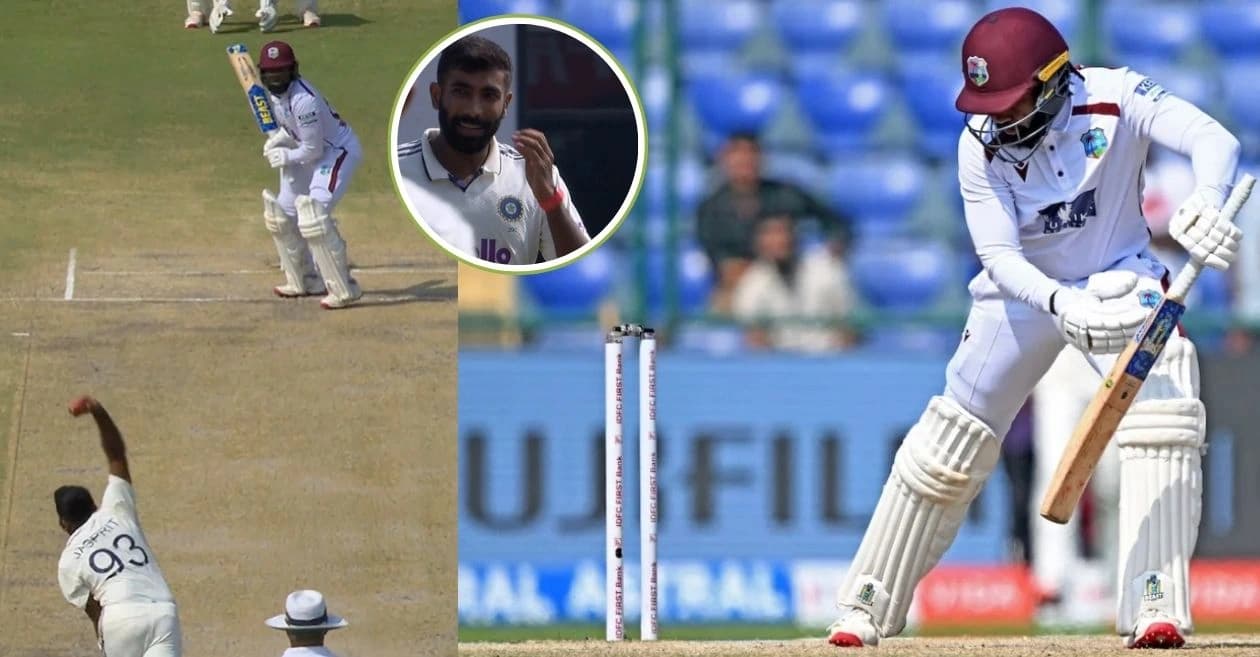 IND vs WI : Jasprit Bumrah rattles Jomel Warrican’s stumps with a vicious delivery on Day 4 of Delhi Test
