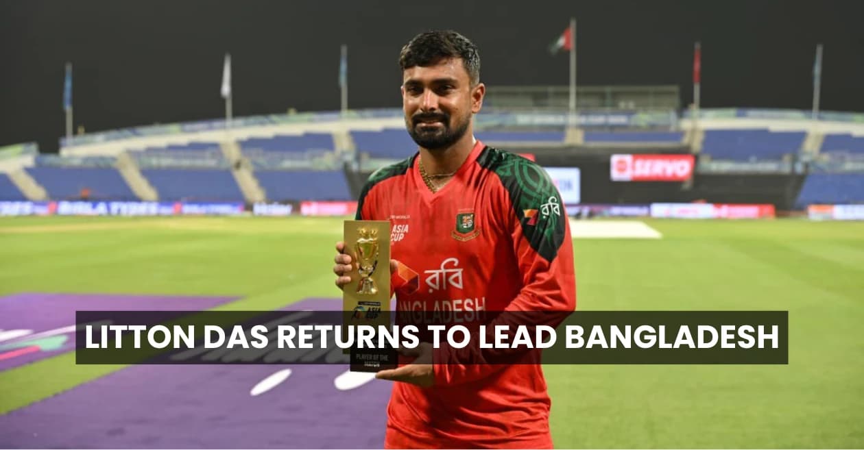 Bangladesh announce T20I squad for West Indies series: Litton Das returns as captain
