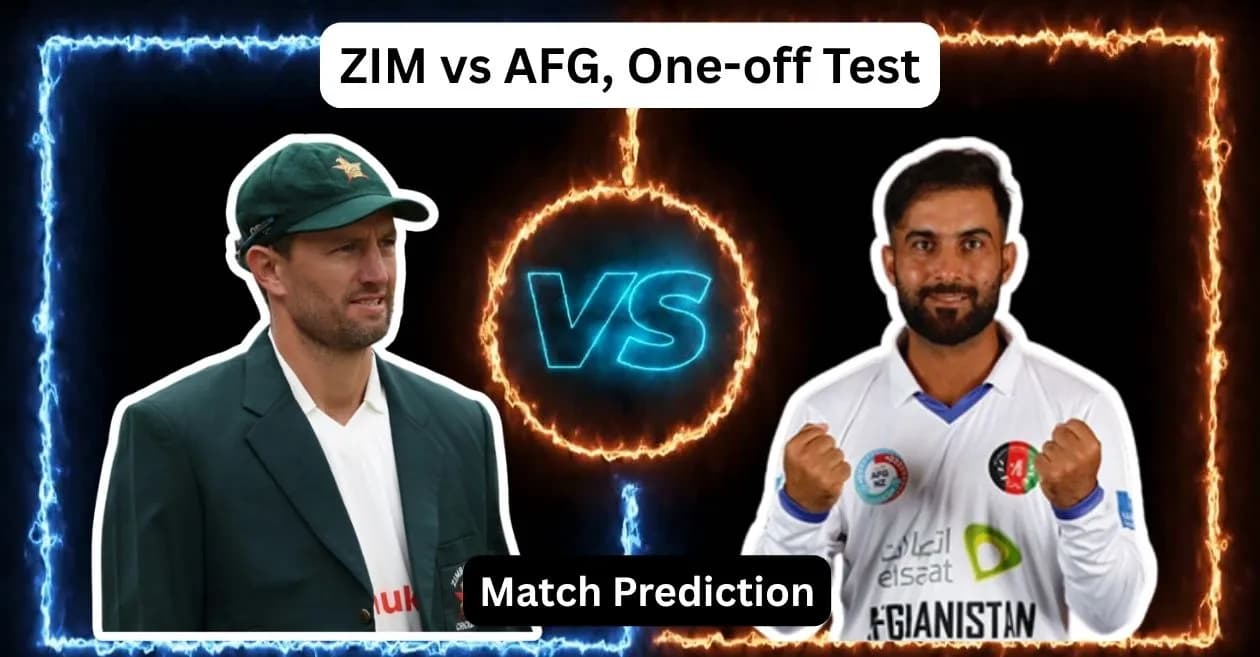 ZIM vs AFG, One-off Test Match Prediction: Who will win today’s game between Zimbabwe and Afghanistan?