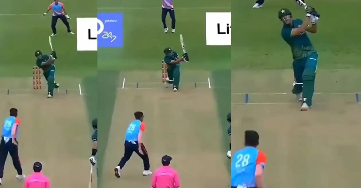WATCH: Abbas Afridi slams 6 sixes in an over during Pakistan vs Kuwait clash at Hong Kong Sixes 2025