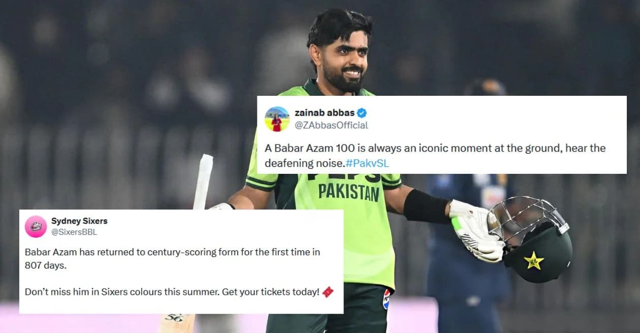 PAK vs SL: Fans erupt in joy as Babar Azam ends century drought with a record breaking innings during the 2nd ODI