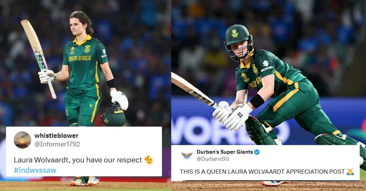 IND vs SA: Fans erupt as Laura Wolvaardt lights up the Women’s World Cup 2025 final with a stunning century