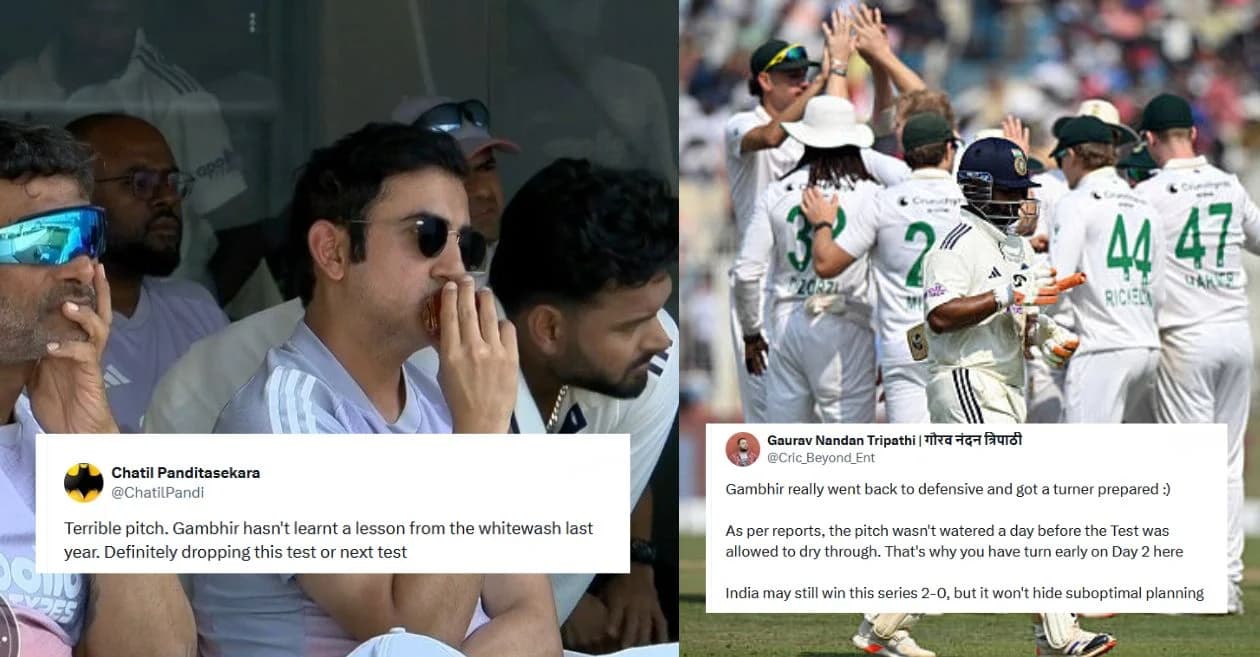 Fans left boiling after India suffers a tragic batting collapse against South Africa on Day 2 of Kolkata Test