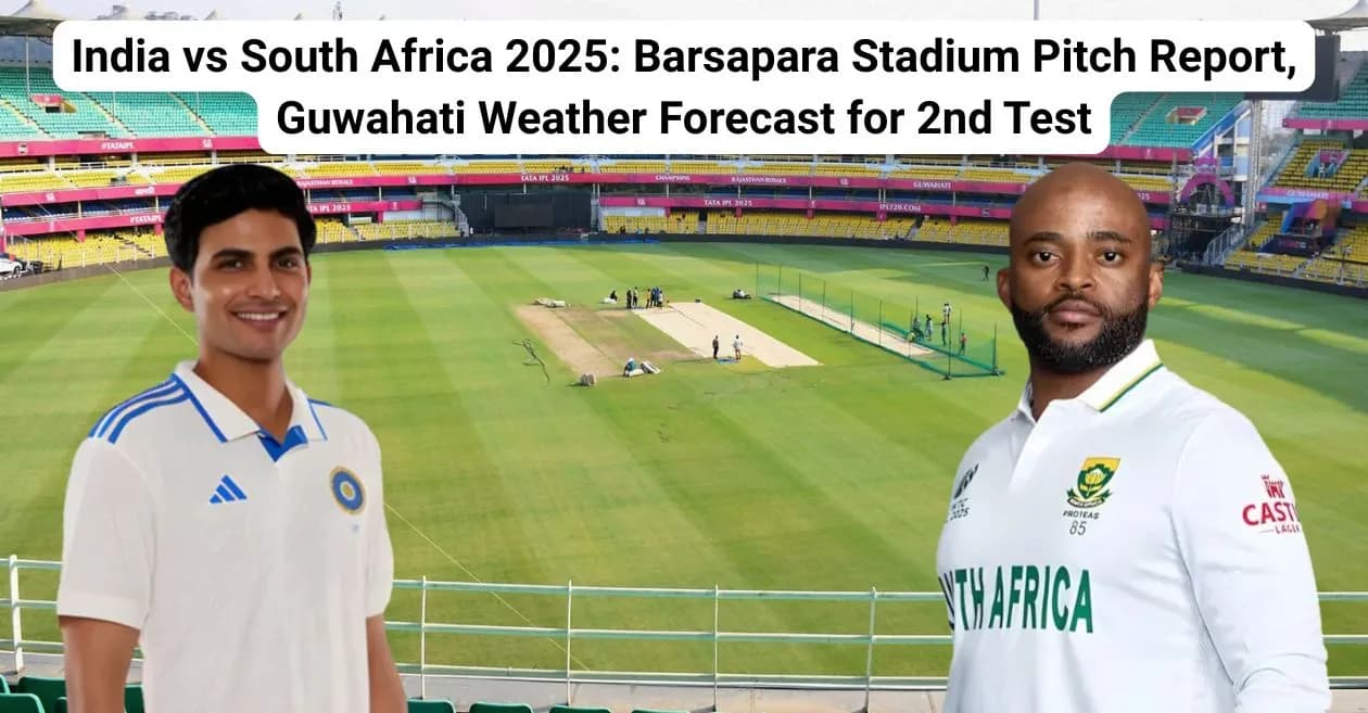 India vs South Africa 2025: Barsapara Stadium Pitch Report, Guwahati Weather Forecast for second Test