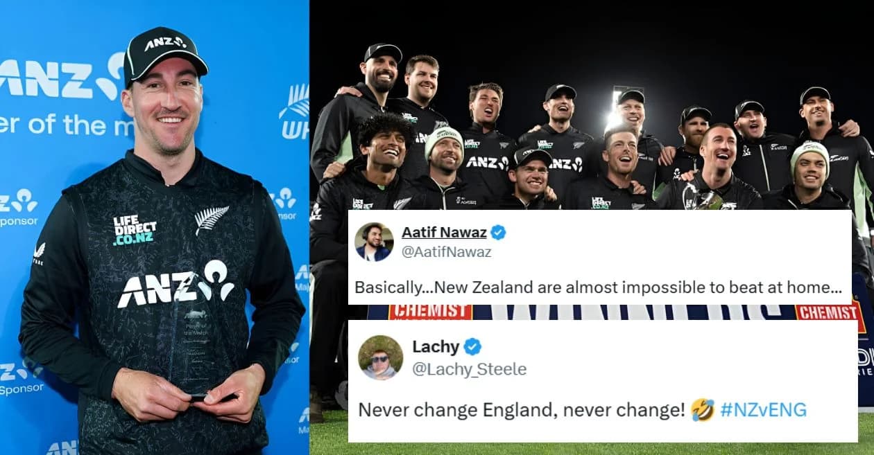 Fans erupt after Blair Tickner turns the tide in Wellington ODI as New Zealand complete 3-0 whitewash over England