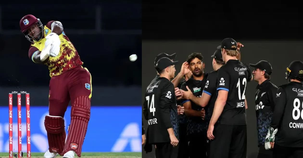 New Zealand hold off a late charge from Rovman Powell to edge past West Indies in a thriller during 2nd T20I