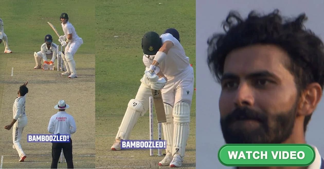 IND vs SA : Ravindra Jadeja cleans up Tristan Stubbs with a ripper to pick his 250th Test wicket on home soil