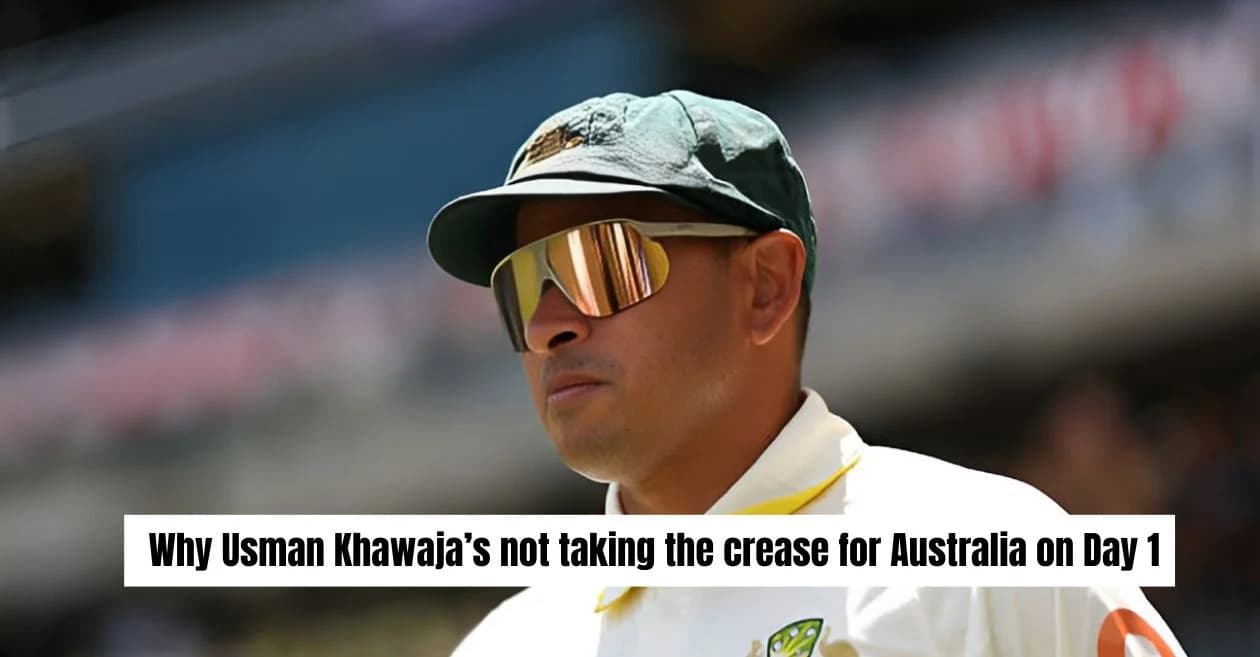 Here’s why Usman Khawaja isn’t opening for Australia on Day 1 of Ashes 2025-26 Perth Test against England