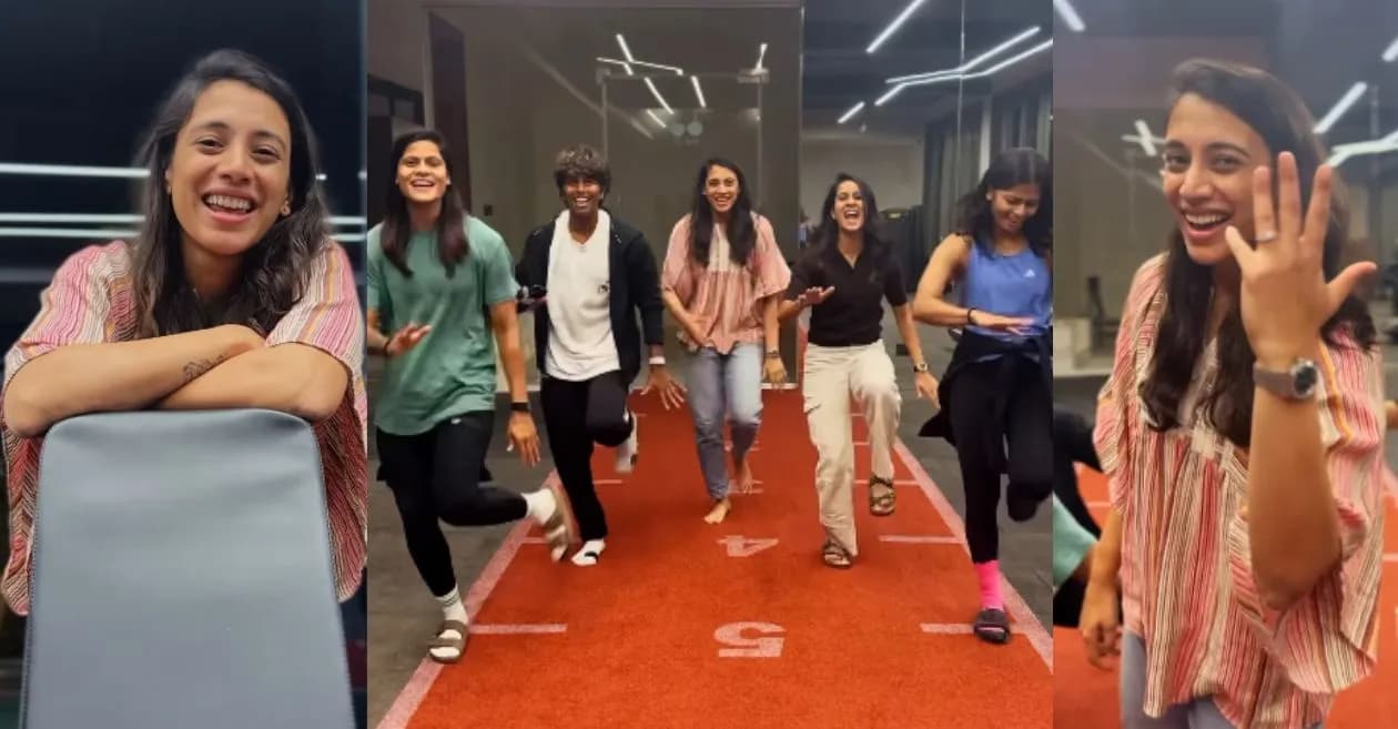 WATCH: Smriti Mandhana kicks off wedding celebrations with epic dance featuring Jemimah Rodrigues, Shreyanka Patil and World Cup winning stars