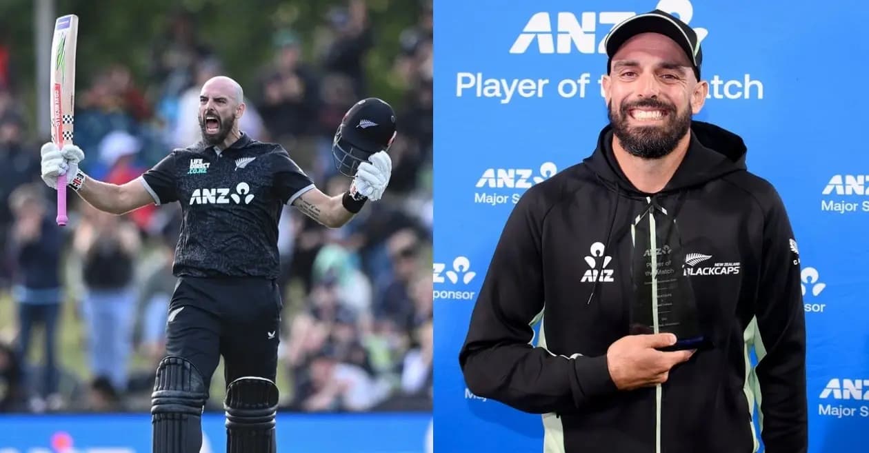 Daryl Mitchell’s gritty ton powers New Zealand to narrow win in 1st ODI against West Indies