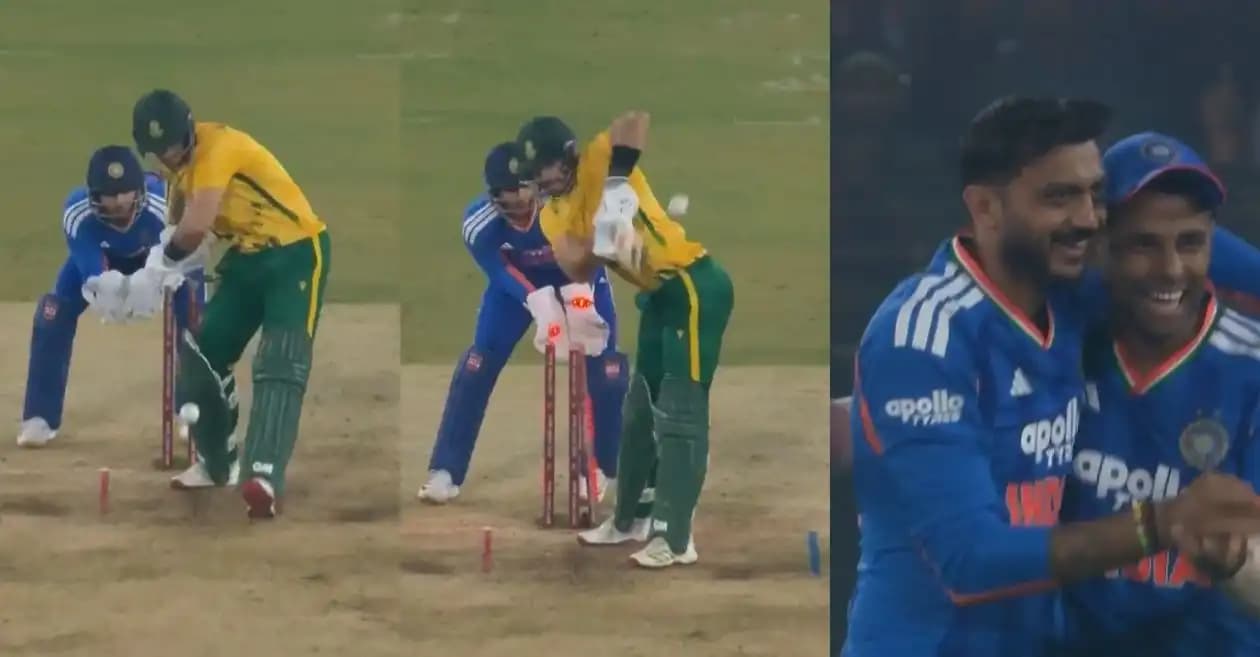 IND vs SA : Axar Patel cleans up Aiden Markram with a beauty in the first T20I