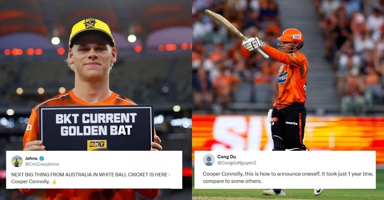 Fans go gaga as Cooper Connolly’s explosive innings fires Perth Scorchers to thrilling win over Sydney Sixers in BBL 15