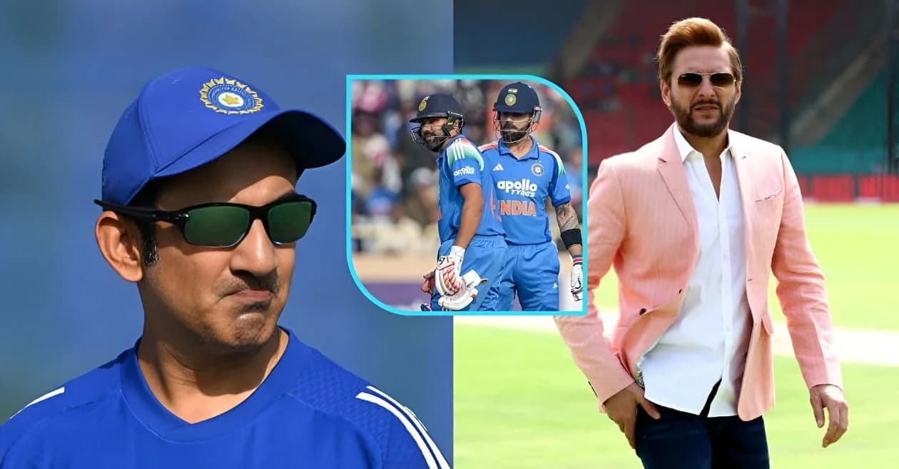 Shahid Afridi mocks Gautam Gambhir; backs Virat Kohli and Rohit Sharma for ODI World Cup 2027