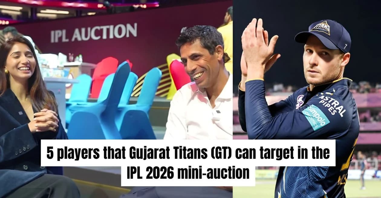 5 players that Gujarat Titans (GT) can target in the IPL 2026 mini-auction