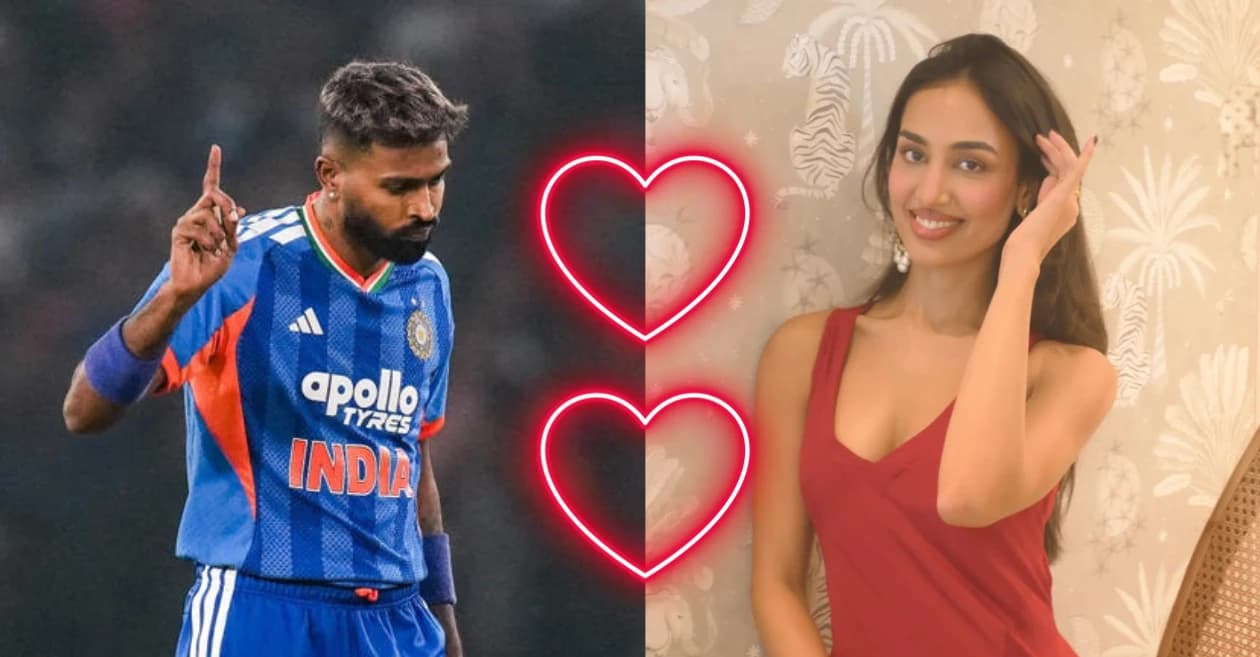 Hardik Pandya and Mahieka Sharma exchange pleasantries after IND vs SA T20I series opener