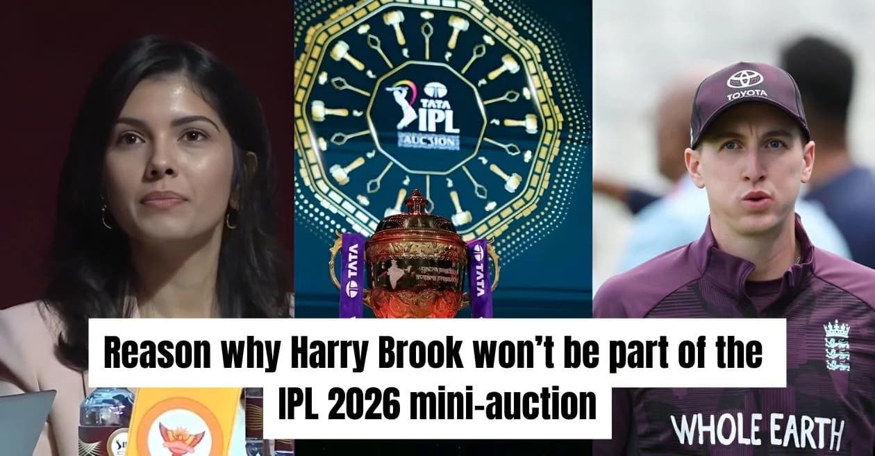 EXPLAINED: Why Harry Brook won’t feature in the IPL 2026 mini-auction
