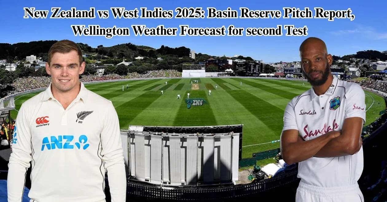 New Zealand vs West Indies 2025: Basin Reserve Pitch Report, Wellington Weather Forecast for second Test