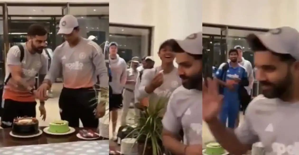 WATCH: Rohit Sharma hilariously refuses to eat cake after India’s ODI series win over South Africa