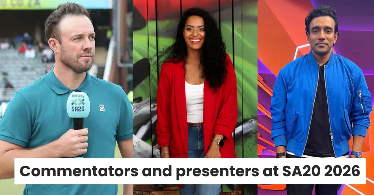 SA20 2026: Full list of commentators and presenters at South Africa’s explosive T20 cricket league