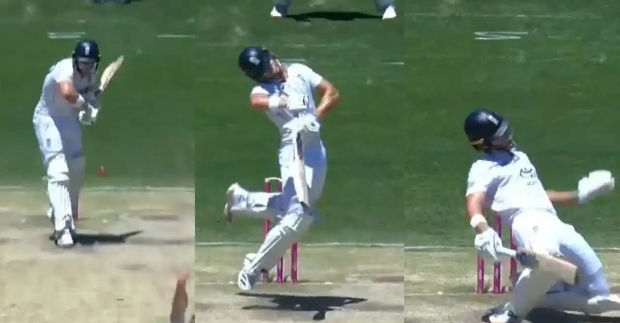 Ashes 2025-26 : Cameron Green floors Jacob Bethell with a nasty bouncer on Day 4 of SCG Test
