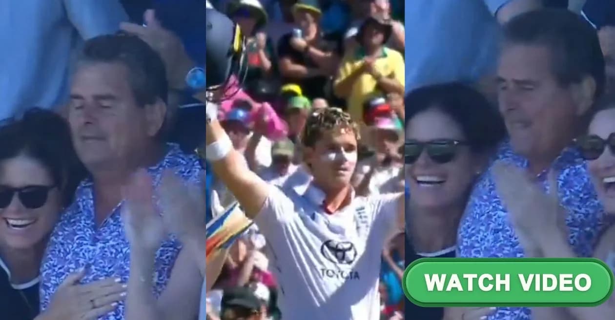 Ashes 2025-26 : Jacob Bethell’s family steals the spotlight as he brings up maiden Test hundred on Day 4 of SCG game