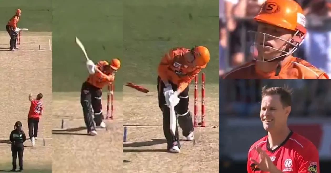 WATCH: Jason Behrendorff cleans up Cooper Connolly with a peach in BBL|15