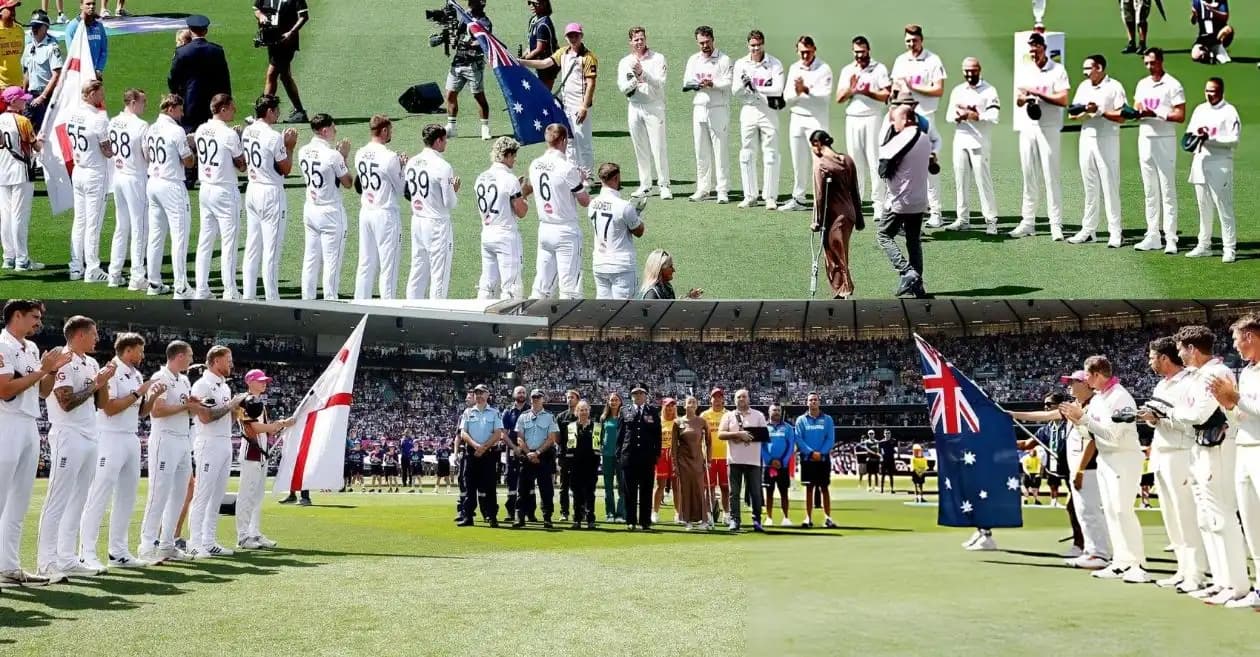 Ashes 2025-26 : Australia and England players unite to give Guard of Honour to Bondi terror attack victims at SCG