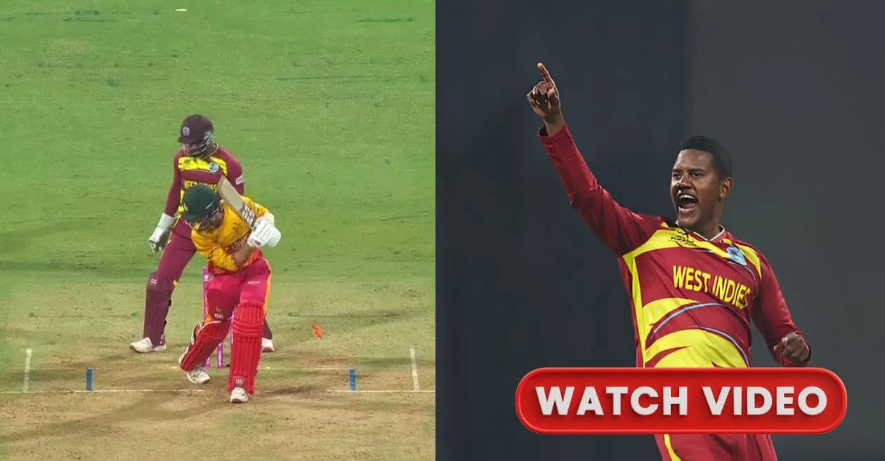 ZIM vs WI : Akeal Hosein’s magic ball ends Brian Bennett’s dream run in T20 World Cup 2026