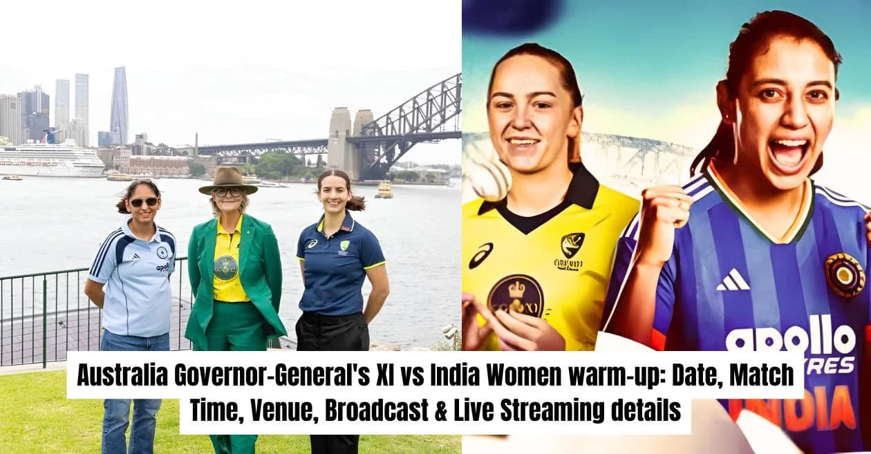 Australia Governor-General’s XI vs India Women warm-up: Date, Match Time, Venue, Broadcast & Live Streaming details